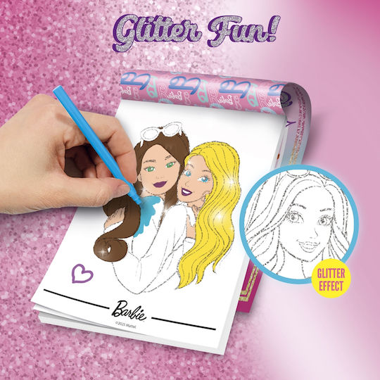 Creative Kit Lisciani Barbie Malbuch mit Glitzer