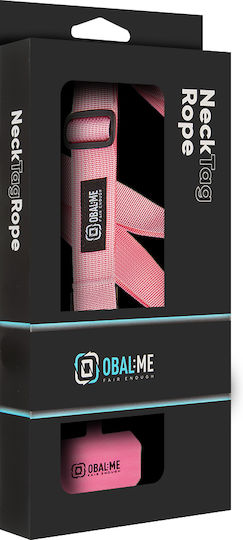 Obal:me Necktag Ribbon Rope Mobile Phone Pink