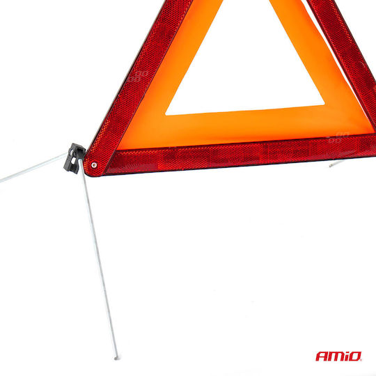 AMiO Car Warning Triangle 44cm with UN R150 Certification