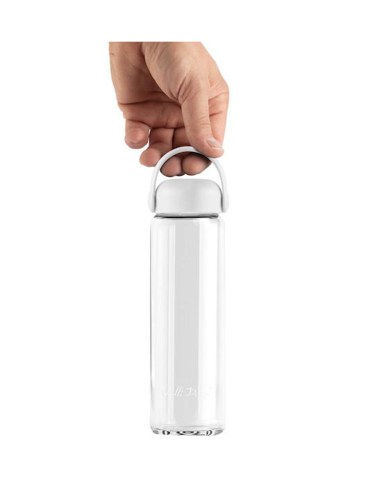 Vialli Design Water Bottle Plastic 540ml White