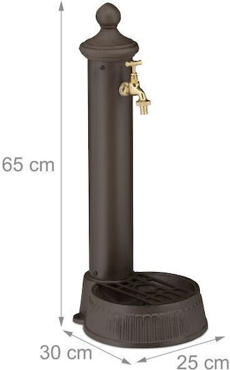 Relaxdays Dekorative für den Garten Aluminium 65cmx25cmx30cm 10049715