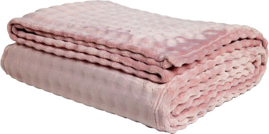 Das Home 1372 Pătură Polar Fleece Superdublă 240x260 cm Lila Pudrat