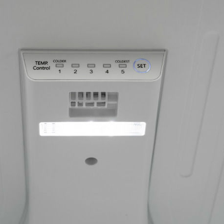 Morris Double Door Refrigerator 335lt Total NoFrost H164.7xW59.9xD70.3cm Inox T72335ETN