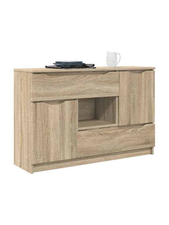 Sideboard Wooden with Drawers Δρύς Sonoma 100x30x65.6cm