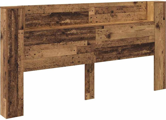 vidaXL Wooden Bed Headboard Old Wood 200x103.5cm