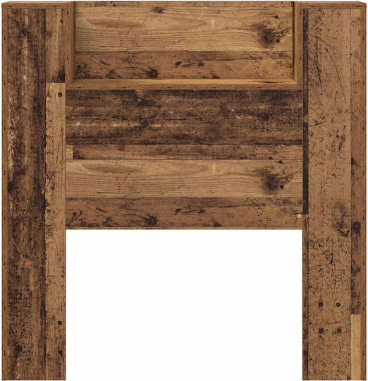 vidaXL Wooden Bed Headboard Old Wood 120x103.5cm