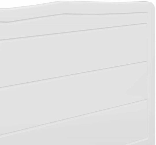 vidaXL Wooden Bed Headboard White 150x100cm