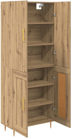 Bibliotecă Artisan Oak 69.5x34x180 cm