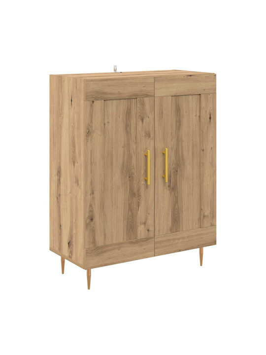 Βιβλιοθήκη Artisan Oak 69.5x34x180εκ.