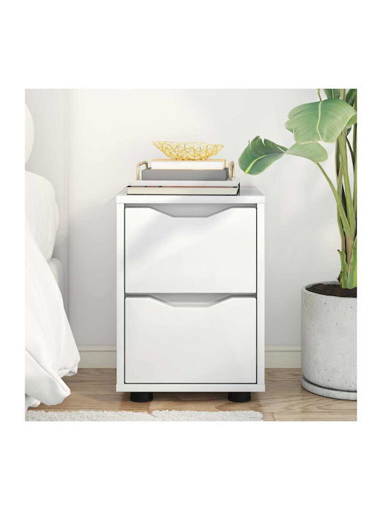 Wooden Bedside Table Width Length Height Dimensions of Each Shelf 27 x 23.5 x 17.5 cm Width Length Height With Drawer Durable Adjustable Height Ample Storage Space Drawers Stable Construction Easy Maintenance Assembly Required Yes 30.5 x 30 x 43 cm