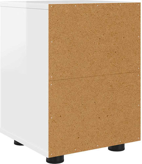 Wooden Bedside Table Width Length Height Dimensions of Each Shelf 27 x 23.5 x 17.5 cm Width Length Height With Drawer Durable Adjustable Height Ample Storage Space Drawers Stable Construction Easy Maintenance Assembly Required Yes 30.5 x 30 x 43 cm