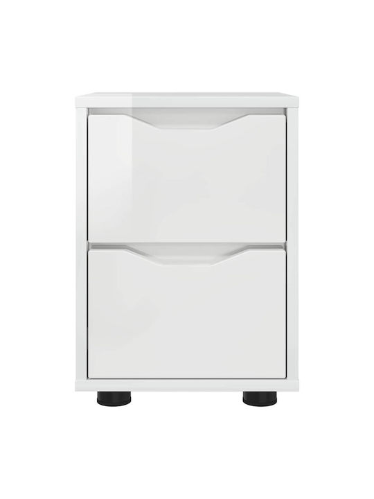 Wooden Bedside Table Width Length Height Dimensions of Each Shelf 27 x 23.5 x 17.5 cm Width Length Height With Drawer Durable Adjustable Height Ample Storage Space Drawers Stable Construction Easy Maintenance Assembly Required Yes 30.5 x 30 x 43 cm