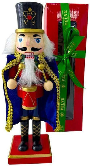 Velve Weihnachts-Nussknacker Blau aus Hölzernes