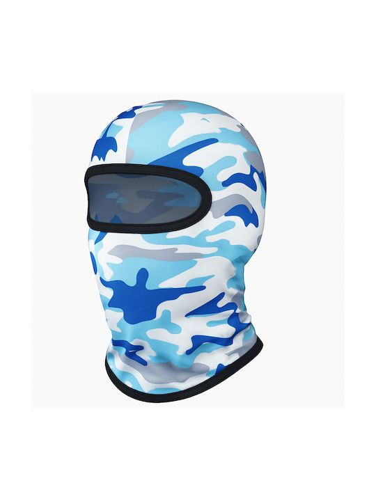 Fixato Camouflage Balaclava Unisex UV Protection Stretchy Breathable Material One Size Ice White