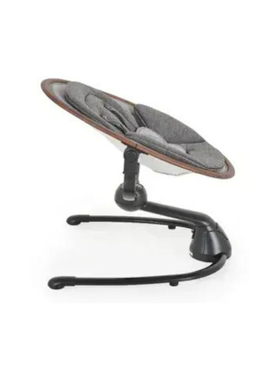 Cangaroo Ηλεκτρικό Relax Μωρού Κούνια με Μουσική Dark Grey για Παιδί έως 9kg
