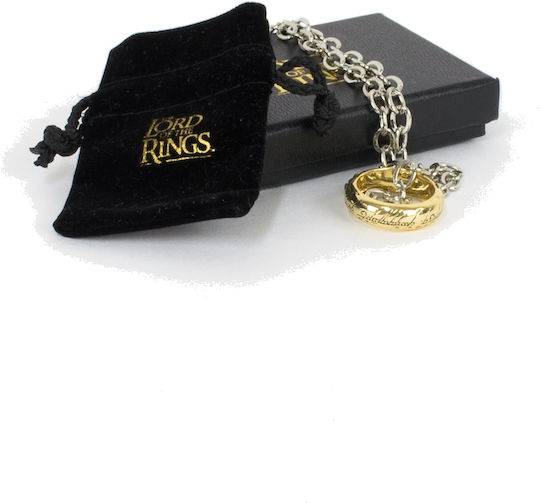 The Noble Collection Lord of the Rings One Ring Gold Plated Hanging Replica