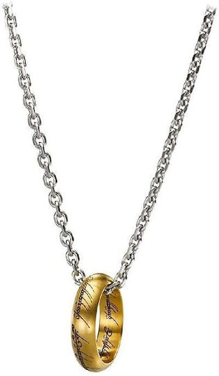 The Noble Collection Lord of the Rings One Ring Gold Plated Hanging Replica