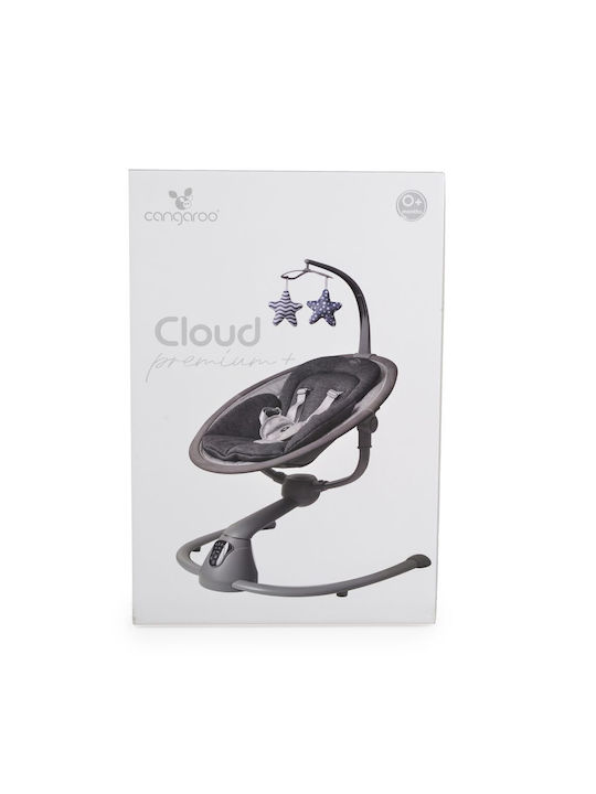 Cangaroo Electric Baby Relax Swing with Music Light Grey for Child up to 9kg