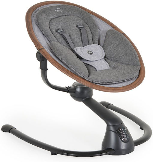 Cangaroo Ηλεκτρικό Relax Μωρού Κούνια με Μουσική Dark Grey για Παιδί έως 9kg