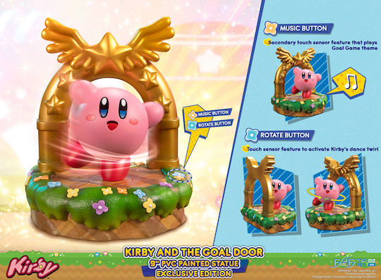 First 4 Figures Kirby Kirby și Ușa de Gol Figurină 24 cm