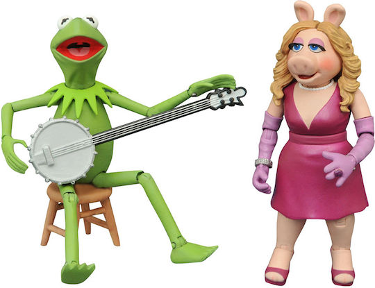 Diamond Select Toys Muppet Show: Kermit & Miss Piggy Φιγούρα Δράσης 18εκ.