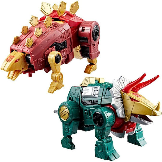 Hasbro Transformers Transformers Age Of The Primes Leader Class G2 Universe Dinobots Snarl & Slug 2-Pack Action Figure 19cm
