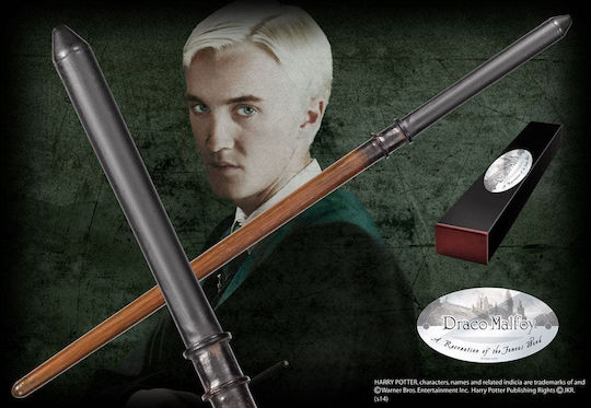 The Noble Collection Harry Potter Draco Malfoy Draco Malfoys (Charakterausgabe) Replik Stick Länge 34cm in Maßstab 1:1
