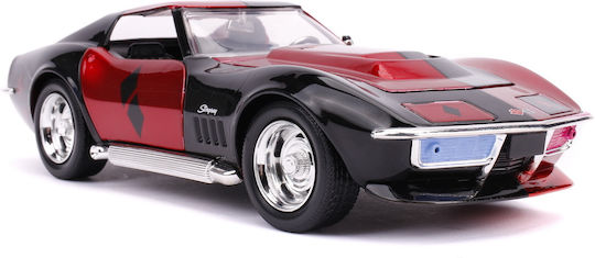 Jada Toys DC Comics Harley Quinn Harley Quinn 1969 Chevy Corvette Vehicle Replica Scale 1:24
