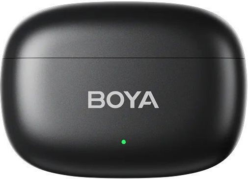 Boya mini 2 iPhone Lightning Комплект Безжично Δυναμικό Микрофон Πέτου, Clip On Журналистически в Черен Цвят