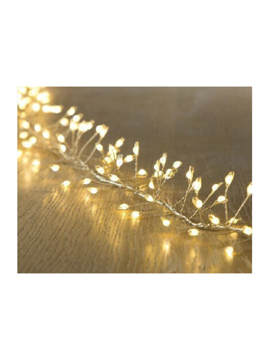 100 Lights LED 1m. Warm White Battery in String 1pcs
