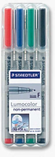 Staedtler Color Markere pentru Tablă F Lumocolor 4buc