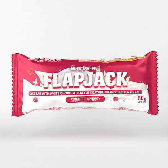 Nutriyummy Flapjack Bar Oat Energy With Chocolate 80gr