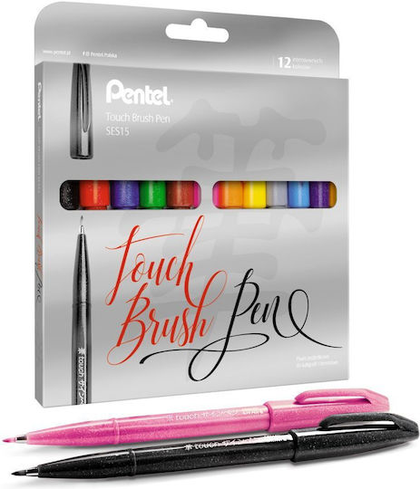 Tombow Touch Brush Pen Marker Set 12 Farben