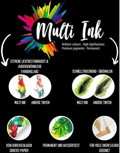 Staedtler Multiink Pigment Arts Πινέλο Σετ 6 Τεμαχίων Κόκκινα & Ροζ Λιανική