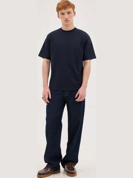 Herrenblusen Kurzarm Blaue