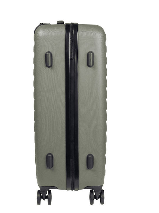 CAT Rockford Hard Khaki Suitcases With 4 Wheels