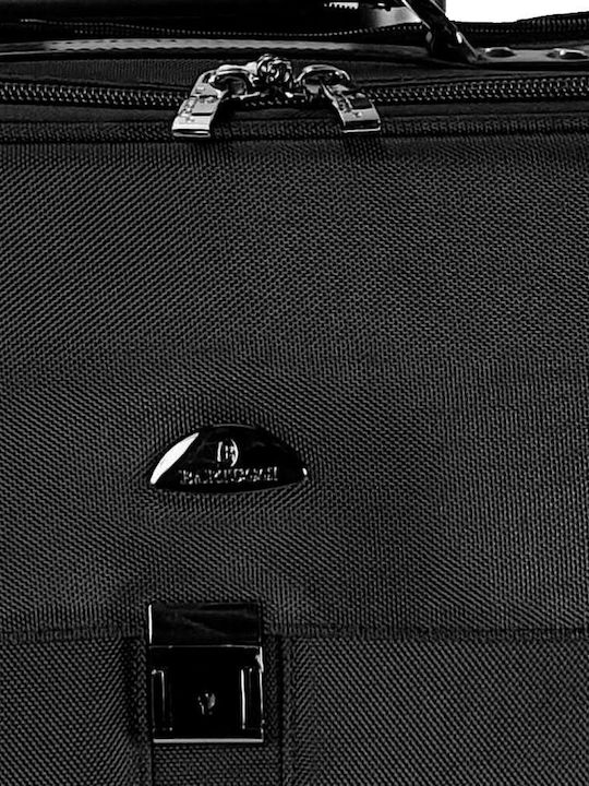 Bartuggi 008-301 Cabin Hard Black Suitcase With 2 Wheels Height 47cm
