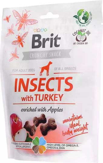 Brit Care Dog Insekten & Türkei Hundeleckerlis mit Gänsefleisch 200gr