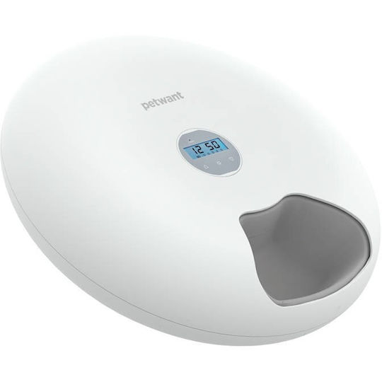 PetWant F6 Automatic Waterer / Feeder for Dog & Cat 180ml in White Color