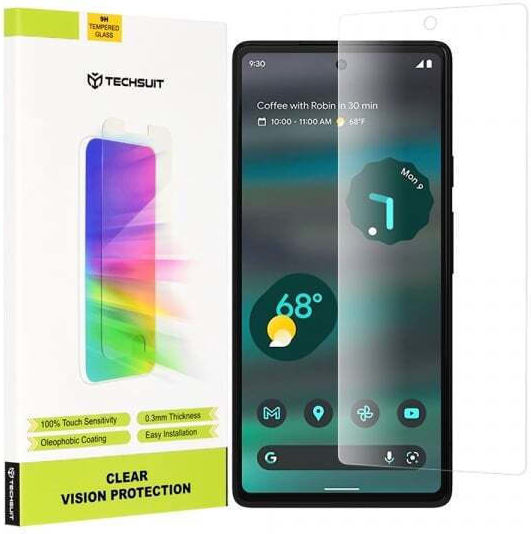 Techsuit Vision Gehärtetes Glas (Google Pixel 6a)