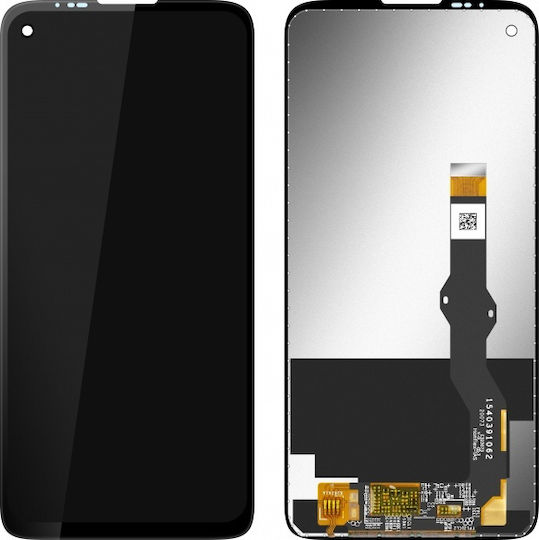 Madrid Papel Οθόνη με Μηχανισμό Αφής για Motorola Moto G8 Power (Μαύρο)