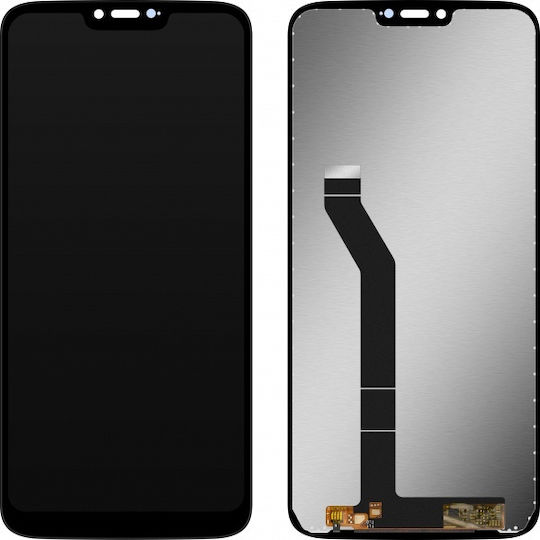 Madrid Papel Οθόνη με Μηχανισμό Αφής για Motorola Moto G7 Power (Μαύρο)