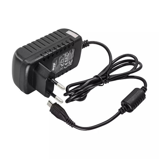 Akyga Charger with Built-in Cable micro USB 12.5W Blacks (AK-TB-06)