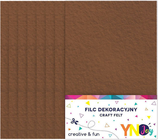 interDRUK Craft Item 8pcs in Brown Color