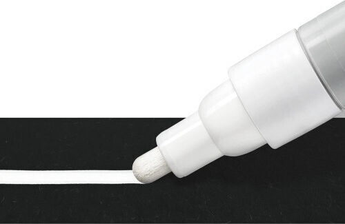 Staedtler Μαρκαδόρος Λευκός Υγρής Κιμωλίας