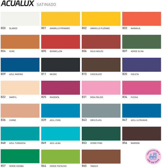 Titanlux Acualux Satin Vopsea specială pentru artizanat Verde 75ml