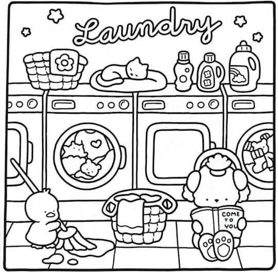 Colouring Book Friends 21x21cm