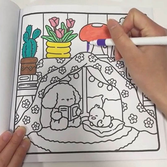 Colouring Book Friends 21x21cm