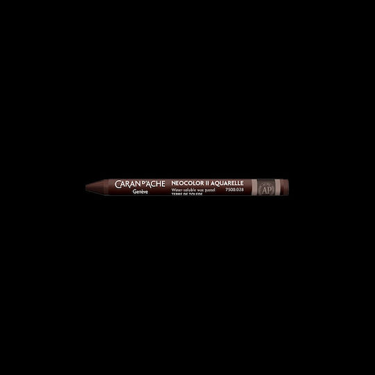Caran D’ache Wax Crayons Watercolor Neocolor Ii Toledo Brown 10 Pieces