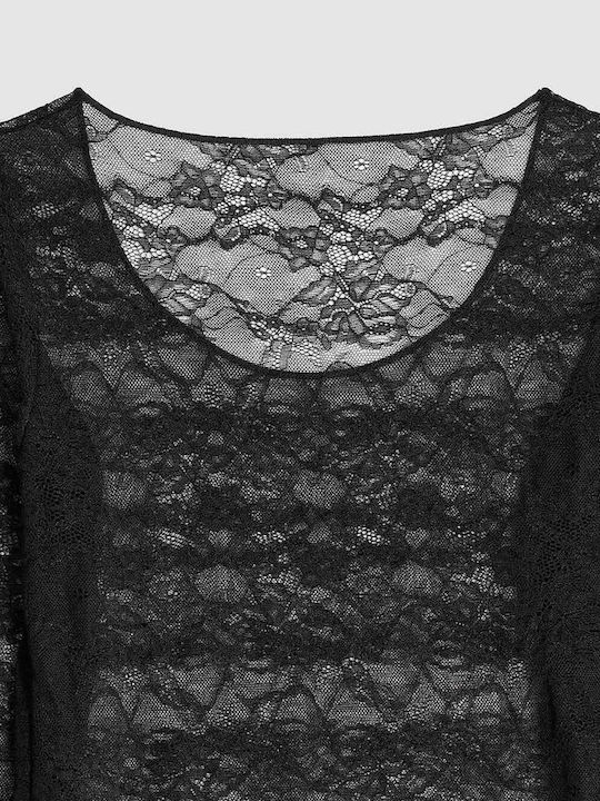 Women's Blouse Long Sleeve Black